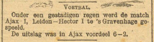 1896, Ajax-Hector