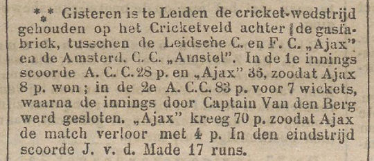 1896, Ajax-Amstel